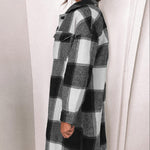 Plaid Shirts Jacket Shacket Coats