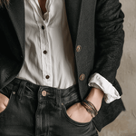 Vintage Black Tailored Black Blazer