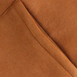 Fleece Long Sleeve Warm Teddy Coat Lapel Cardigan With Pocket