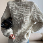 Languid Turtleneck Sweater Women's Pullover Top