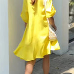 Solid Color Casual Lapel Pocket Ruffle Loose Mini Dress
