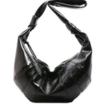 Geometric Split-Joint Zipper Bags Crossbody Bags