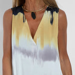 Make Them Proud Satin Tie-dye Print Relaxed Maxi Dress