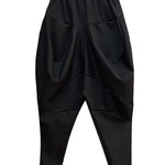 Casual Loose Split-Joint Solid Color High-Waisted Harem Pants