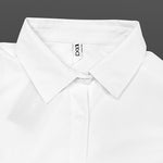 Long Sleeves Loose Solid Color Lapel Collar Midi Dresses Shirt Dress
