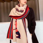 Original Warm Cartoon Print Shawl&Scarf