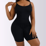 Tummy Control Bodysuit Mid Thigh Butt Lifter Body Shaper Shorts
