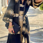 Midnight Boho Bliss  Dream Midi Dress