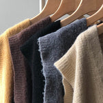 Knitting Irregularity Solid V-Neck Vest