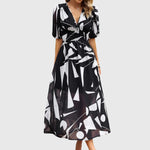 Cynthia | Flattering Floral Midi Dress
