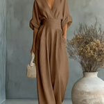 Chiara | Fluid Long Jumpsuit with Print