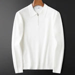 Hampton Waffle Knit Long Sleeve Polo