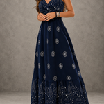 Patricia - Paisley Wrap Maxi Dress
