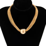Original Stylish Statement Geometric Necklace
