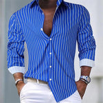 Adrian | Striped Button-Up Shirt