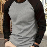 Bryson | Two-Tone Raglan Long Sleeve Shirt