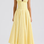 Milady strapless Midi Dress