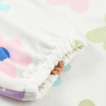 White Floral Print Henley Top & Drawstring Shorts Loungewear Set