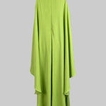 Batwing Sleeves Loose Hollow Solid Color Split-Joint Cold Shoulder Jumpsuits