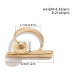 Geometric Ringent Rings Accessories