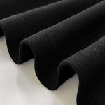Half Sleeves Loose Rhine Stones Split-Joint Round-Neck Maxi Dresses