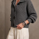 Victoria | Chunky Collared Cardigan