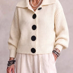 Claudine | Chunky Collared Cardigan