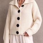 Claudine | Chunky Collared Cardigan