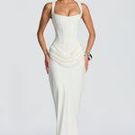 Leonor | Square Neck Maxi Dress