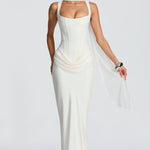 Leonor | Square Neck Maxi Dress