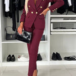 Feeling of Confidence High Rise Pocketed Tapered Pants
