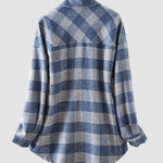 Shirt Jackets Button Down Long Sleeve Collared Shacket Coats