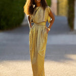 Stylish High Waisted Skirt & Top Two Pieces Set