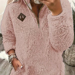Ayla ��� Ultra-Soft High-Neck Fleece Pullover