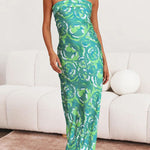 Letters of Mine Floral Off Shoulder Maxi Dress