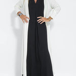 Shades of Happiness Knit Solid Color Slit Drape Cardigan