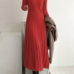 Khloe | Elegant Knit Maxi Dress