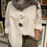Amara | Stylish Button Stand Collar Blouse