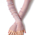 Sun Protection Mesh Solid Color Sleevelet