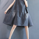 Original Split-Joint With Pocket Denim Dress