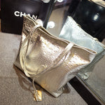 Original Solid Color Shiny Tote Bag