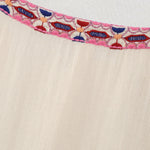 Retro Floral Embroidered Gillet Ethnic Weatern Vest Jacket Sleeveless Cardigan Crop Top
