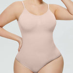 Nadorine Bodysuit Tummy Control Shapewear Seamless Carved Thong Body Shaper Tank Top