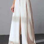 High Rise Wide Leg Pocketed Baggy Pants