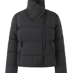 Stand Collar Zipper Windproof Cotton Coat
