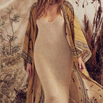 Kaftan Boho Long Cardigan Beach Dress