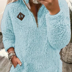 Ayla ��� Ultra-Soft High-Neck Fleece Pullover