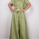 Batwing Sleeves Loose Solid Color Split-Joint V-Neck Blouses&Shirts Tops