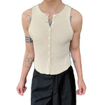 Knitted Slim Fit Vest
