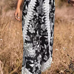 Loose Print Fashion Casual Lace Pants